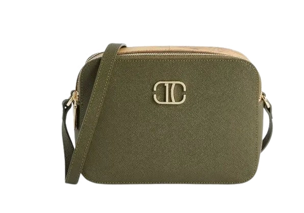 Alviero Martini 1A Classe Tracollina  Reporter  2 zip  L LD61 R407 Col. 0609 Moss Green